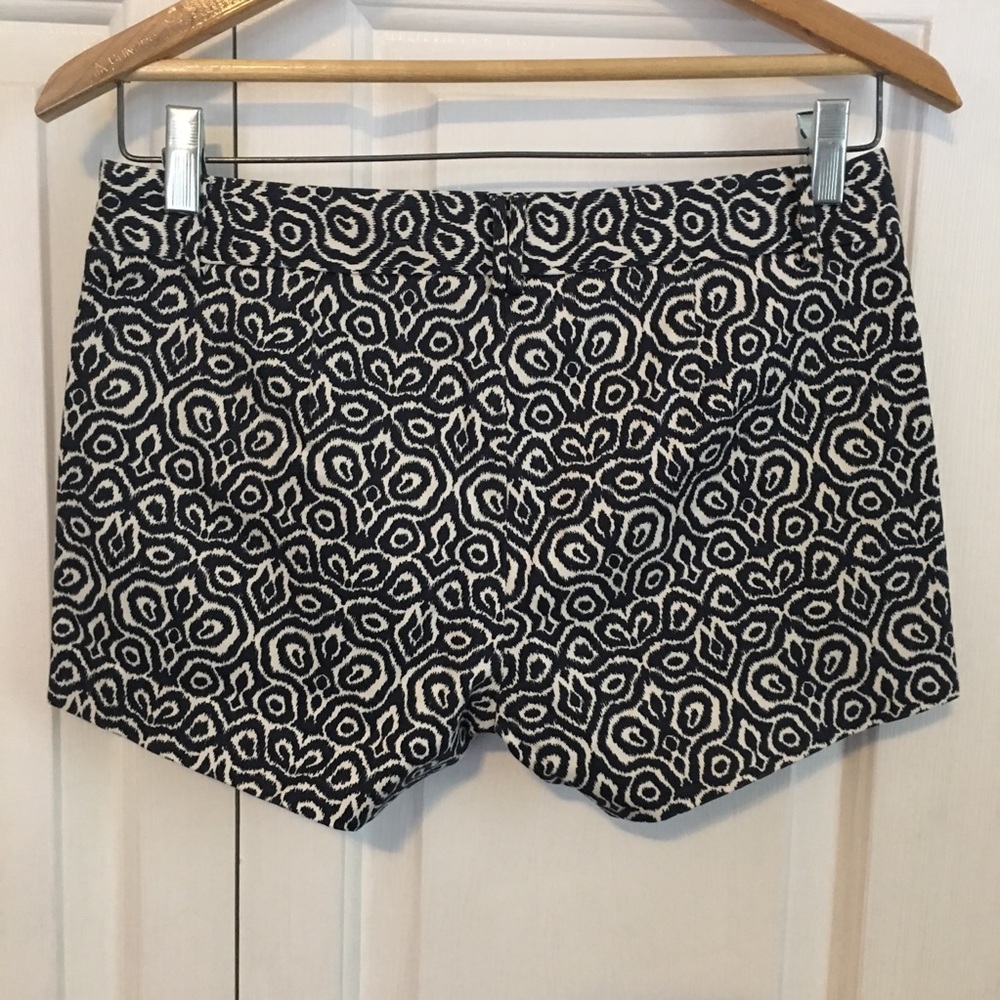 J. Crew Navy White Print Shorts - Picture 4 of 6